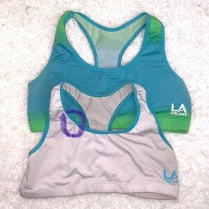 LA Gear Sea Foam and White Bras (2)